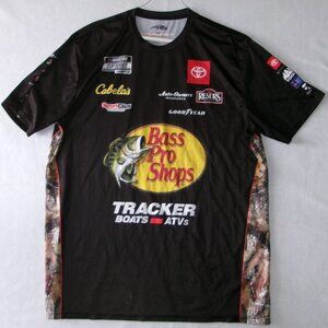 Johnny Morris Bass Pro Shops Black Short Sleeve T-Shirt 2XL